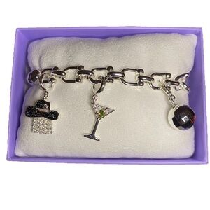 “Disco Cowgirl” Charmelier 2026 Charm Bracelet Silver Plating BP